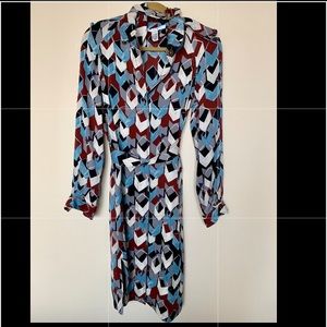 Diane Von Furstenberg Vintage Silk Dress with Belt